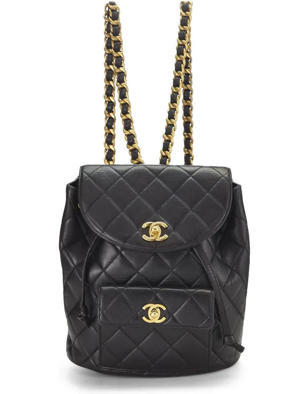 Quilted Lambskin Backpack