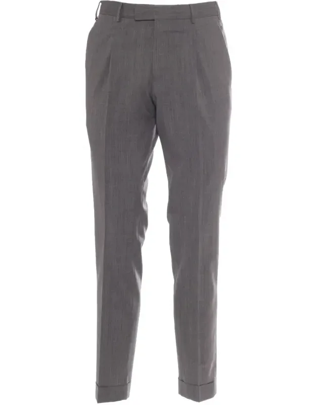 Pt Torino Pants - 1 Pleat, Diagonal Pockets