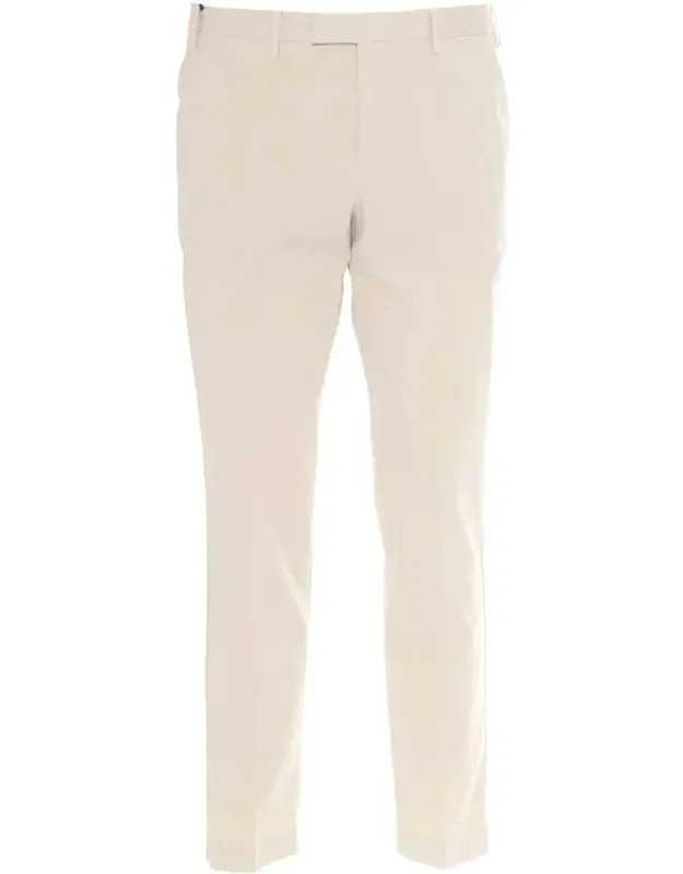 Pt Torino Pants With Diagonal Pockets And Flap Back Pockets