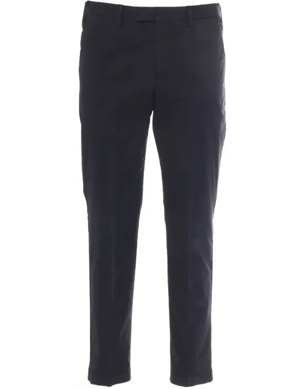 Pt Torino Pants With Diagonal Pockets And Flap Back Pockets