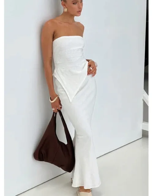 Mercer Linen Blend Maxi Skirt