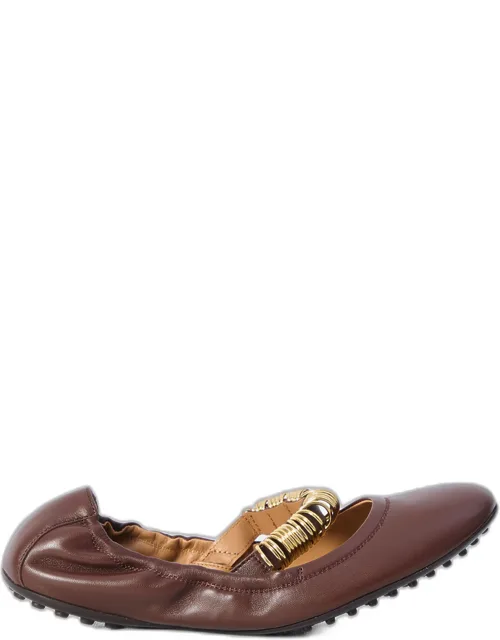 Ballet Flat With Eyelets