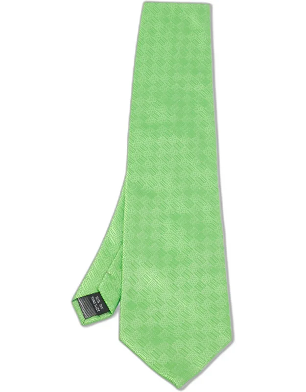 Patterned Silk Traditional Tie