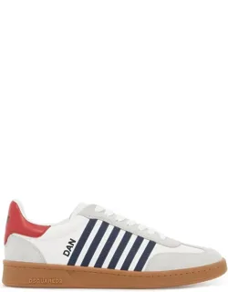 _boxer Sneakers With Smooth Leather And Platform Look_
