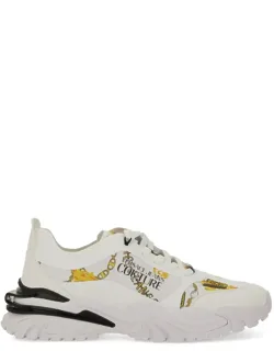 Sneaker With Logo, 70% Polyester, 28% Polyurethane