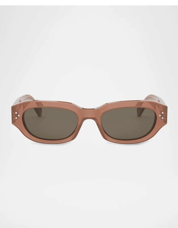 3 Dots Acetate Rectangle Sunglasses