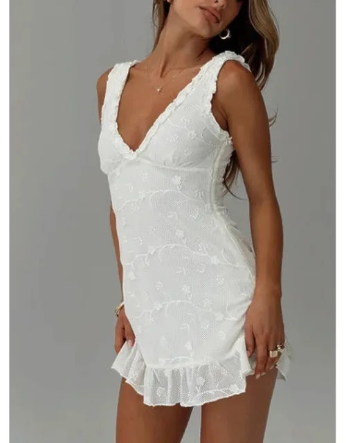 Feeling Alive Tie Back Mini Dress