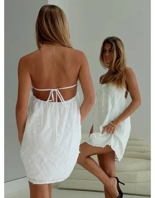 Daisy Chains Broderie Halter Mini Dress