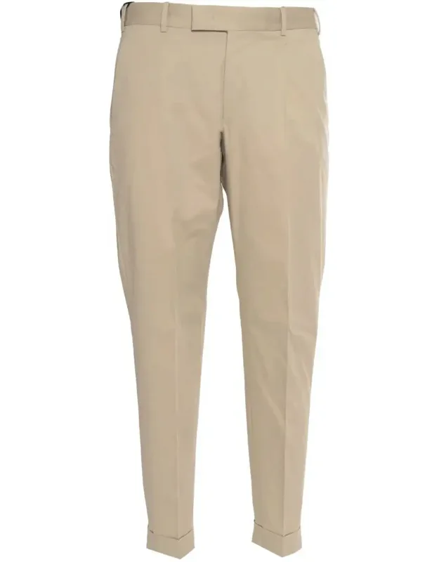 Pt Torino Pants With 1 Pleat And Diagonal Pockets