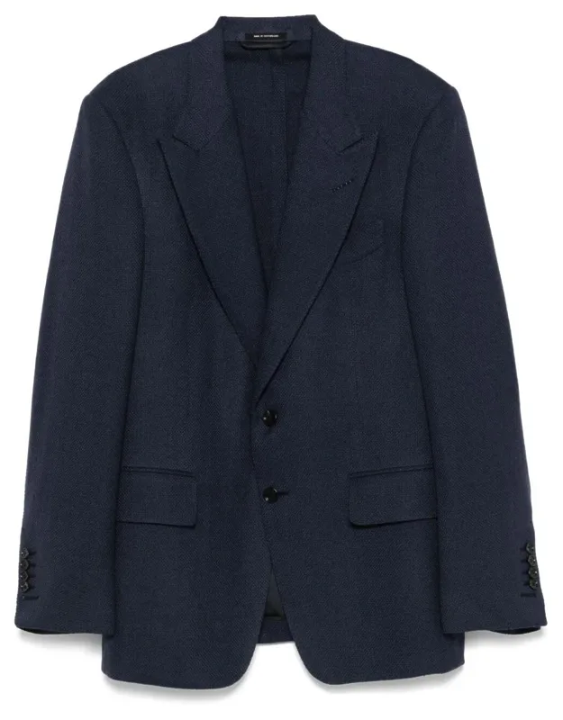 Basket Weave Shelton Wool Jacket