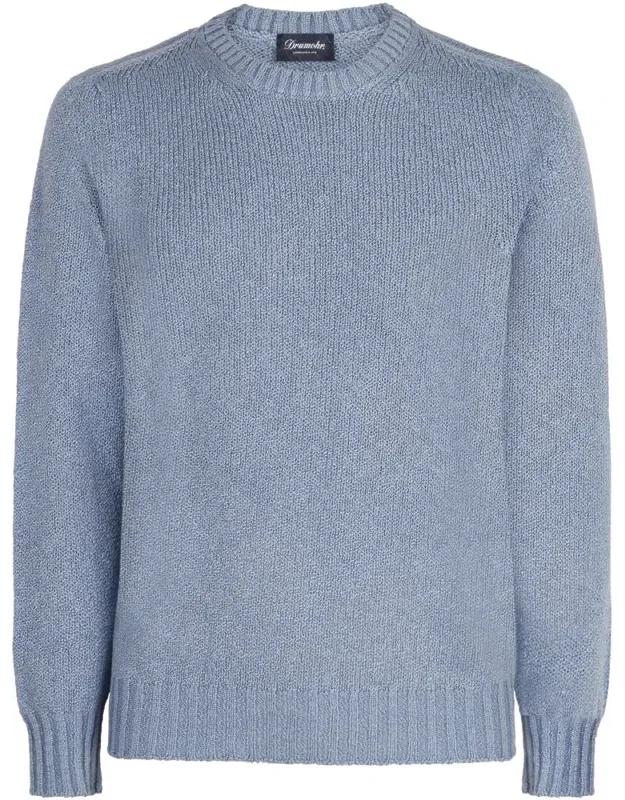 Drumohr Sweater Ribbed Knit Edges