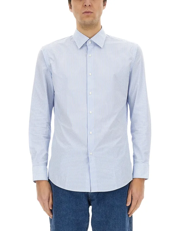 Striped Shirt, Model Is 185 Cm Tall, Size 40