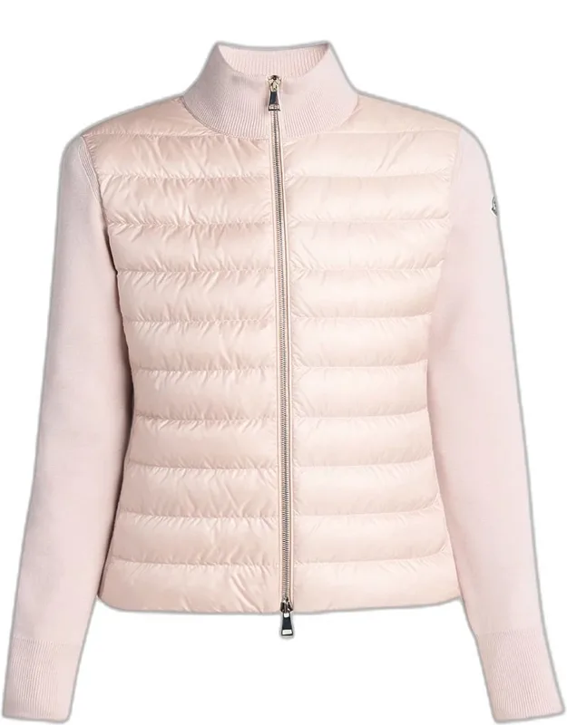 Padded Wool Cardigan