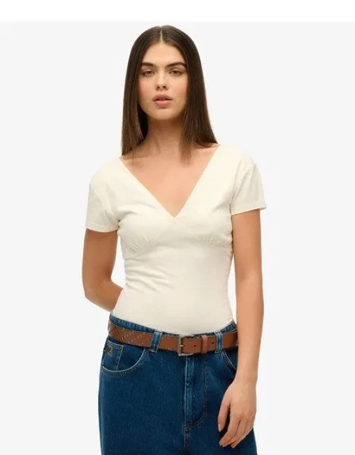 Cap Sleeve Corset Top