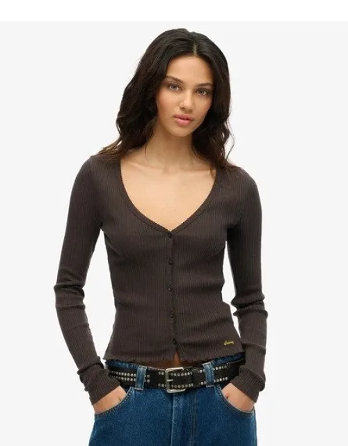 Essential Button Long Sleeve Top
