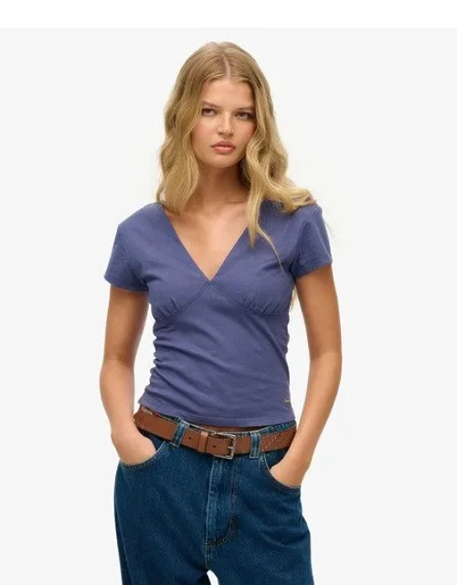 Cap Sleeve Corset Top