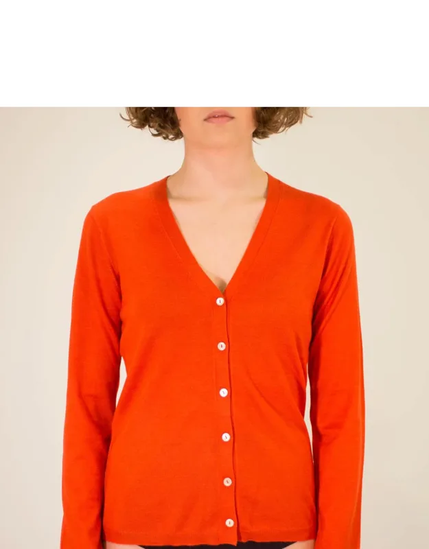V Cardigan Cashmere/silk