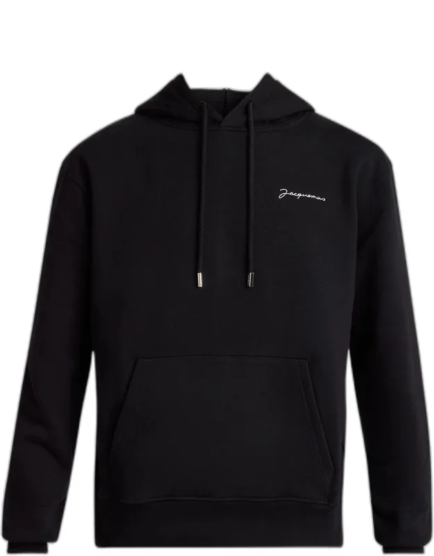 Embroidered Logo Hoodie