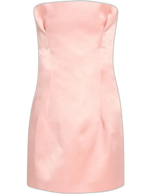 Pleated Mini Dress