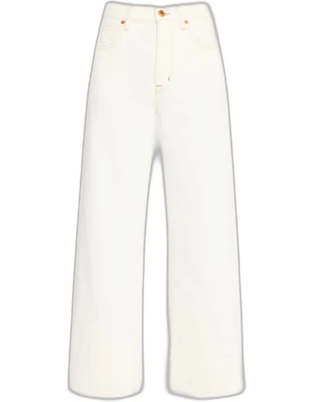 Grace Crop Wide-leg Jeans
