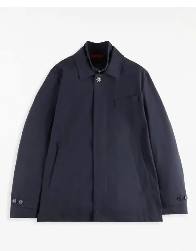 Fay Coat With Water-repellent Treatment And Welt Pockets
