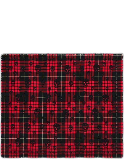 Skull Wool Scarf