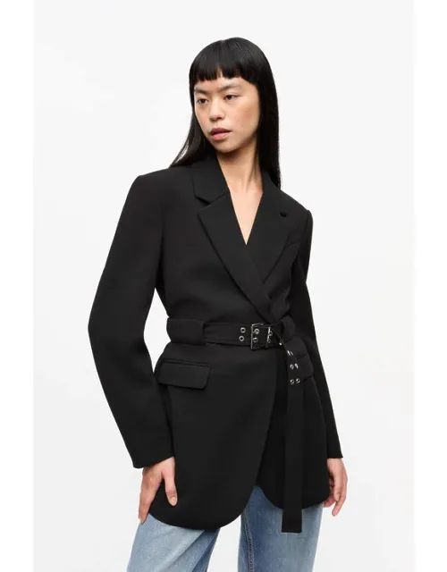 Bonded Crepe Blazer