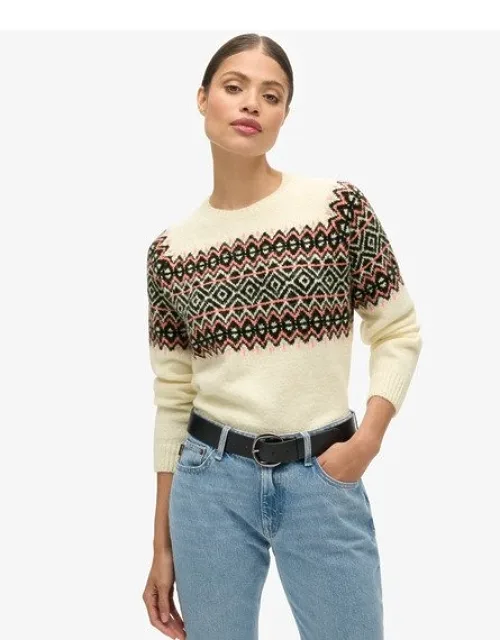 Fairisle Pattern Crew Jumper