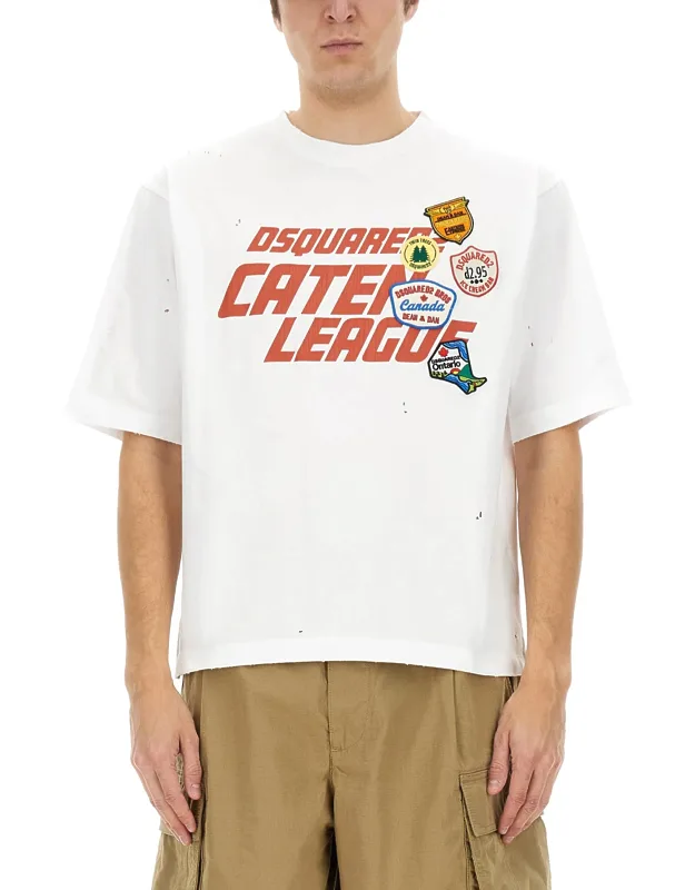 Dsquared T-shirt With Print Made In Italy