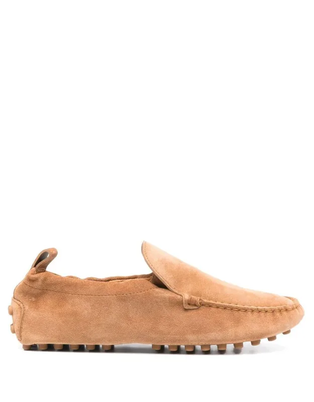Gommino Curled Suede Loafers