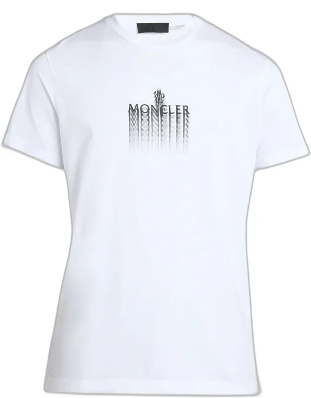 Blurred Logo Crewneck T-shirt