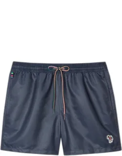 Paul Smith Navy Zebra Logo Swim Shorts 100 Recycled Polyester