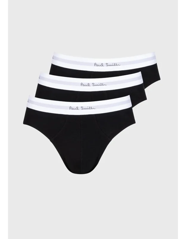 Cotton-stretch Briefs Three Pack