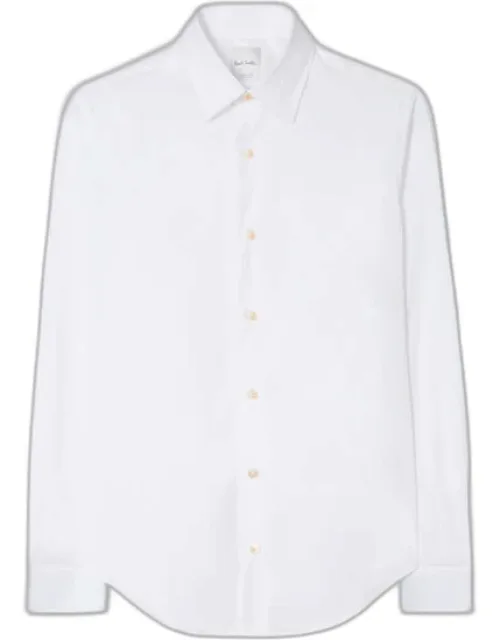 Super Slim-fit Shirt With 'artist Stripe' Cuff Lining