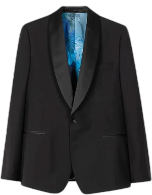 Tailored-fit Wool-mohair Evening Blazer