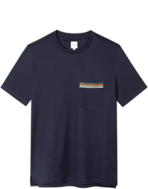 Signature Stripe Pocket T-shirt