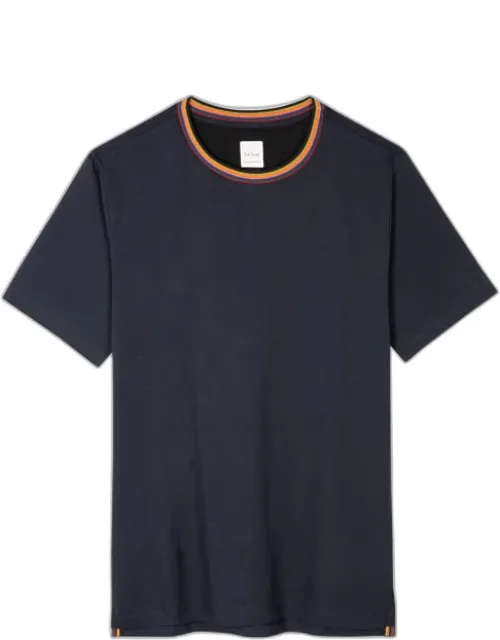 Paul Smith 'artist Stripe' Collar T-shirt