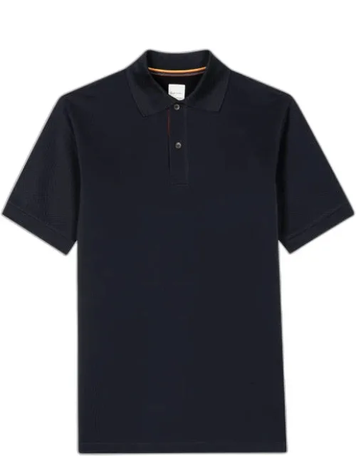 Cotton 'artist Stripe' Placket Polo Shirt
