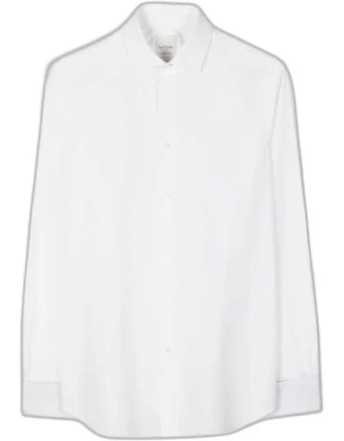 Tailored-fit Shirt With 'signature Stripe' Double Cuff