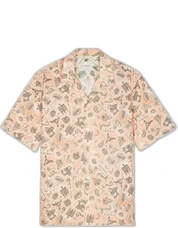 Souvenir Print Short-sleeve Shirt