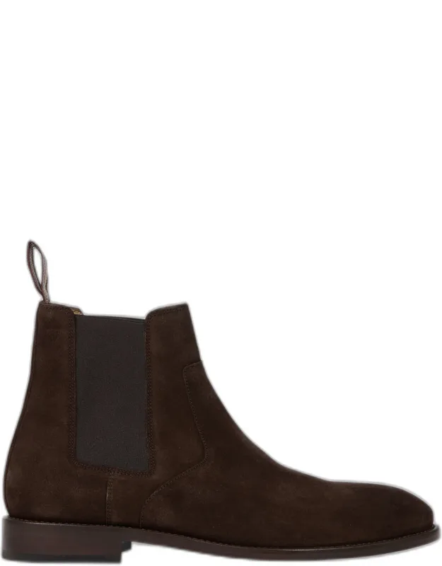 Paul Smith Suede 'lawson' Boots - Cow Leather Upper, Cow Leather Sole