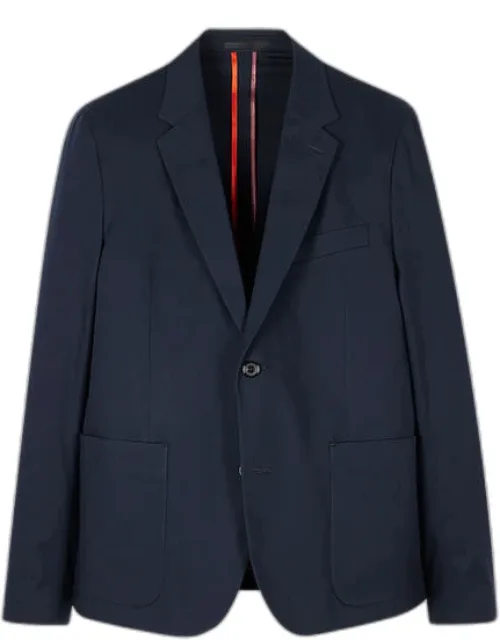 Mid-fit Stretch Organic Cotton Unlined Blazer