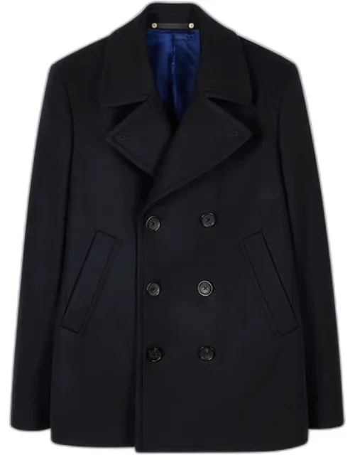 Wool-cashmere Pea Coat