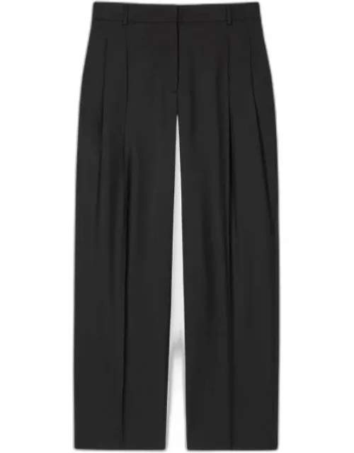 A Suit To Travel In Wool Twill Pleated Trousers