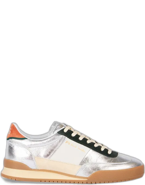 Leather Retro Gum Trainers