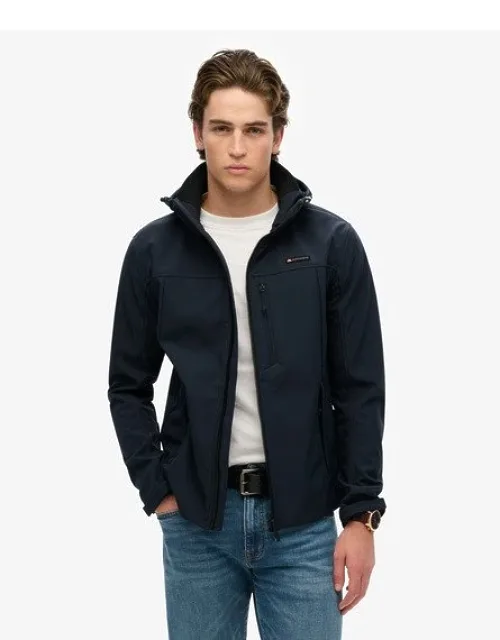 Superdry Hooded Soft Shell Trekker Jacket - Durable Water Repellency, Fleece Lined