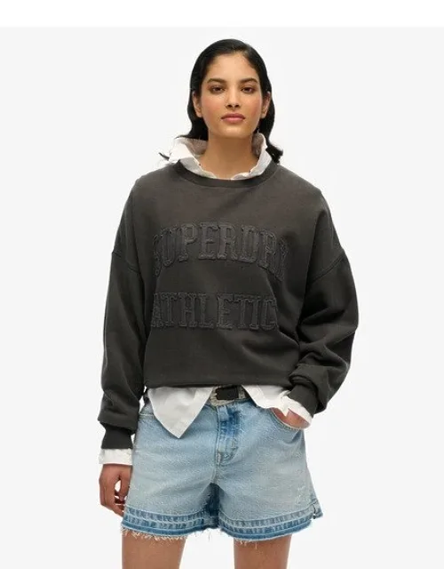 Athletic Essentials Tonal Applique Crew Sweatshirt