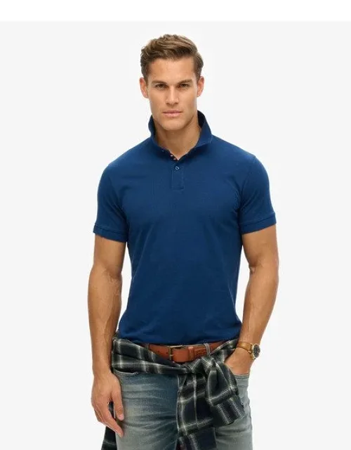 Superdry City Pique Polo Shirt With Single Collar And Button Fastening
