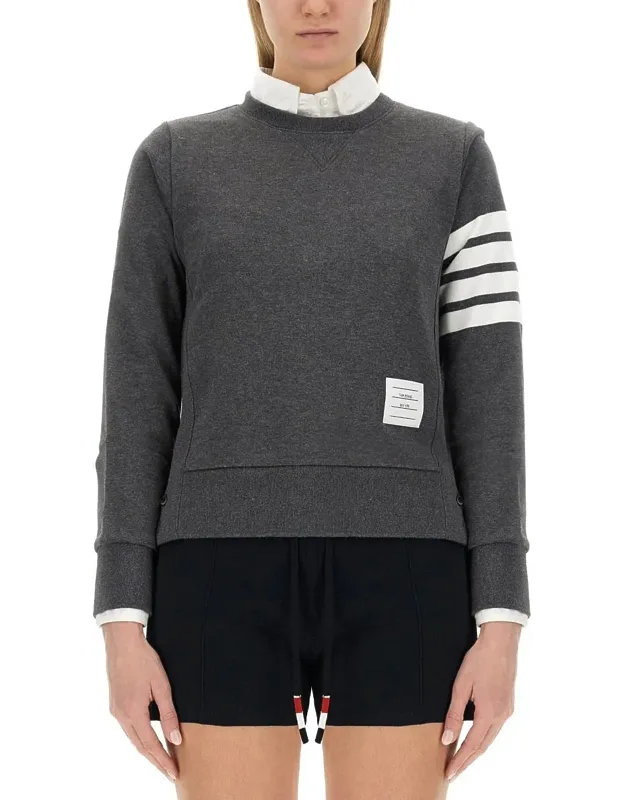 Crewneck Sweatshirt With Regular Fit And 100% Cotton