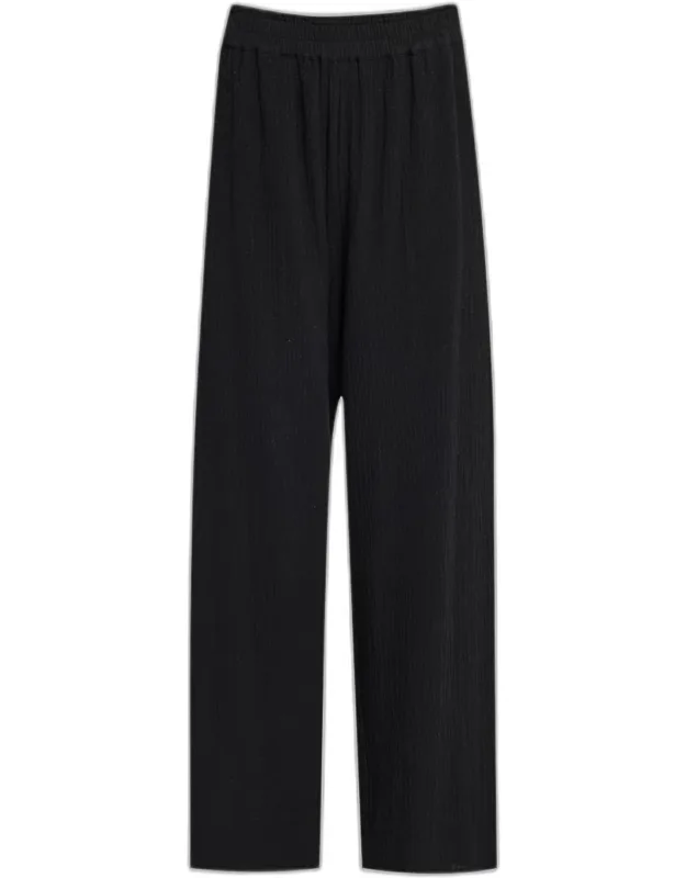 Cropped Gauze Pants